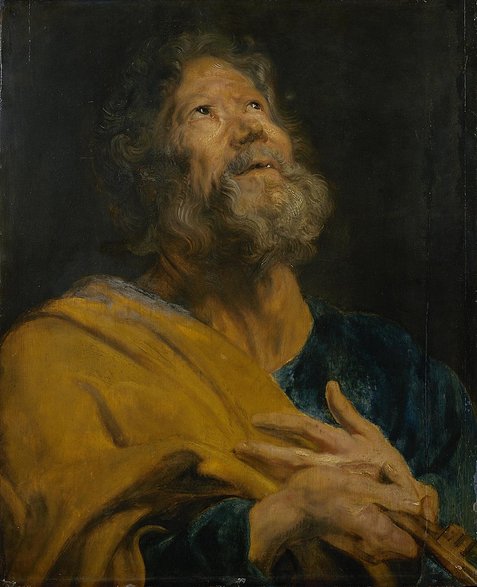 Święty Piotr (obraz Anthonego van Dycka), domena publiczna