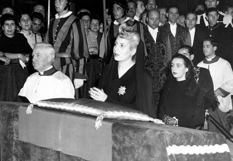 Eva Peron w Rzymie (1947)