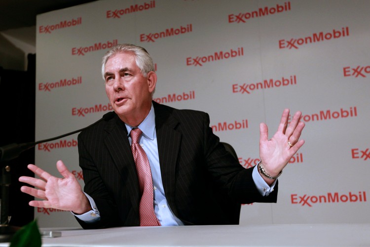 Rex Tillerson z ExxonMobil.