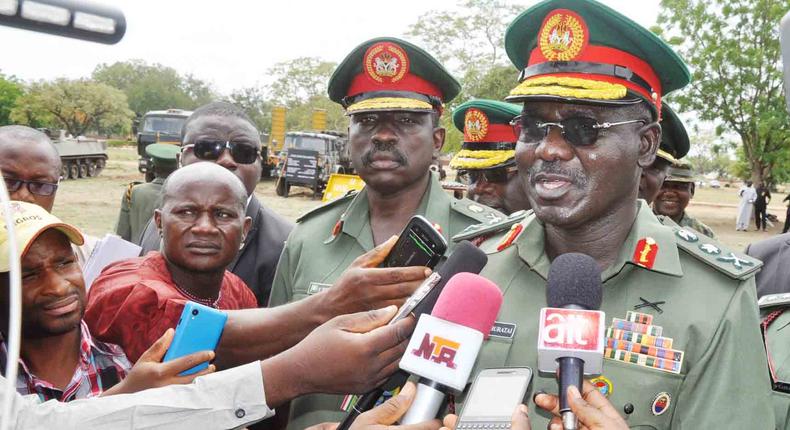 Lieutenant General Tukur Yusuf Buratai, Nigeria's Chief of Army Staff.