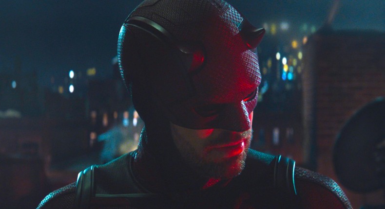 Charlie Cox in Daredevil: Born Again.Marvel Television/Disney