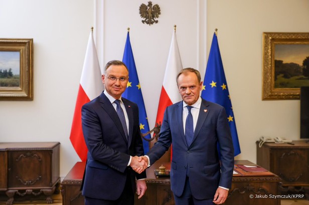 Andrzej Duda i Donald Tusk