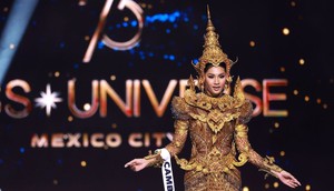 Miss Cambodia is among the women who made history at this year's Miss Universe.Hector Vivas/Getty Images