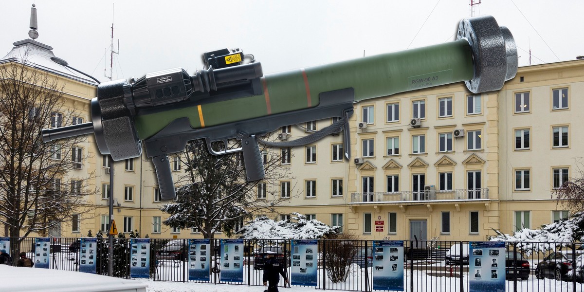 Z nieoficjalnych doniesień medialnych wynika, że do budynku KGP mógł trafić taki granatnik. Wyjaśniamy, co to za broń.