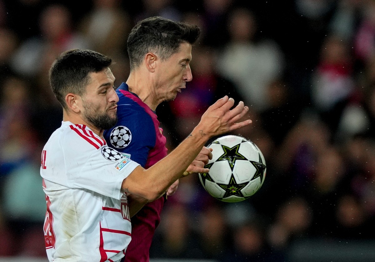 Julien Le Cardinal i Robert Lewandowski