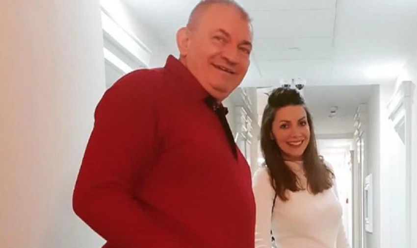 Jelena Simić sa mužem Draganom