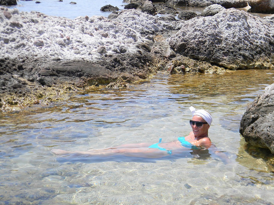 Monika Jarosińska w podróży poślubnej na Thassos / fot. archiwum prywatne