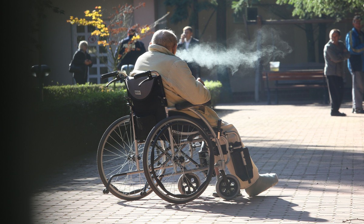 Pensjonariusz domu opieki