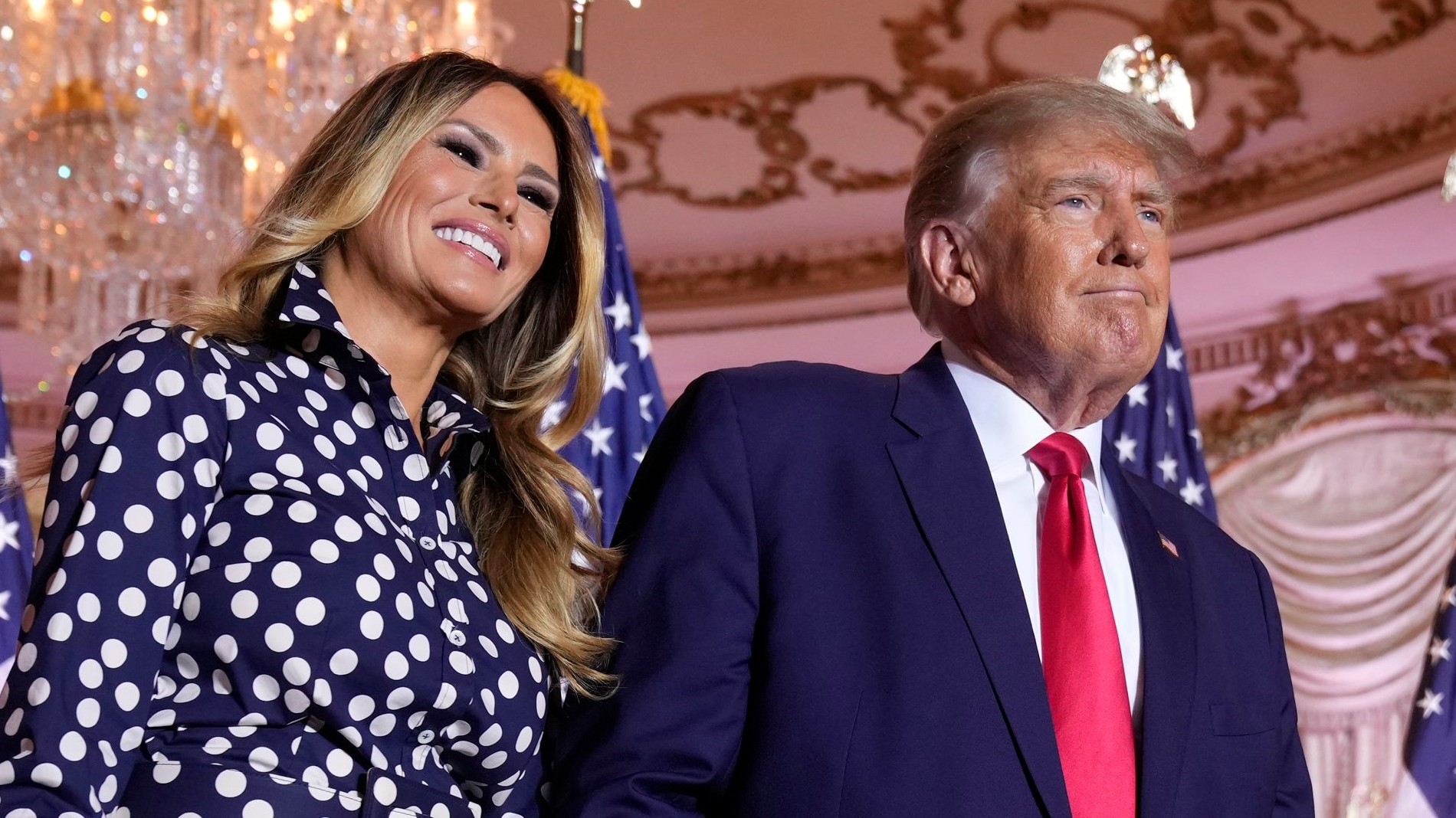 Prezident Donald Trump a jeho manželka Melania. 