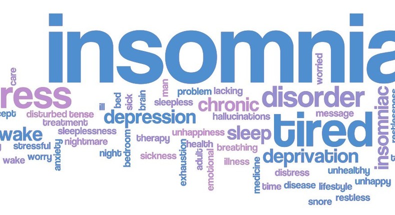 Insomnia causes stress, tiredness amongst other things