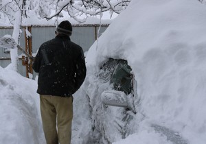 Čovek na selu - ilustracija