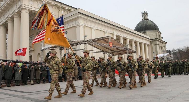 US Army soldiers Lithuania