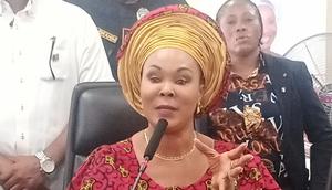 Minister of Women Affairs Uju Kennedy-Ohanenye. [Voice of Nigeria]