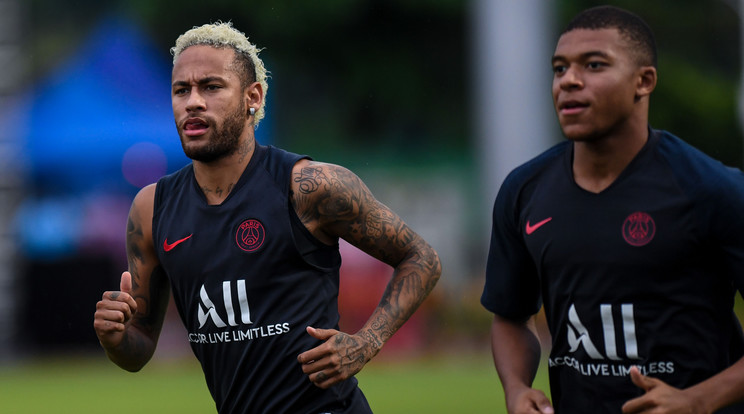 Neymar és Mbappé viszonya megromlani látszana?/Foto:Northfoto