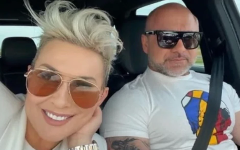 Indira Levak sa mužem