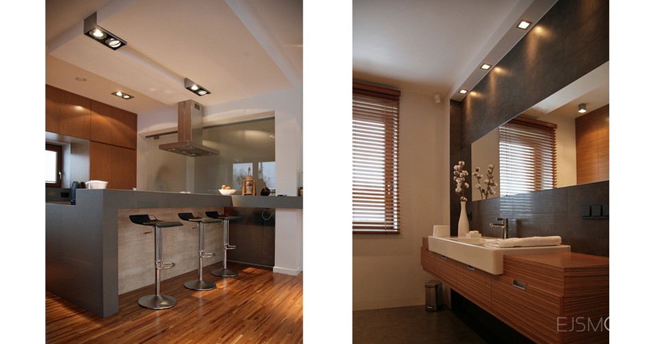 Nowoczesna łazienka - projekt Ejsmont