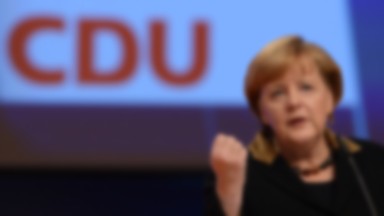 Merkel na zjeździe CDU: nasz rząd najlepszy od 1990 roku.