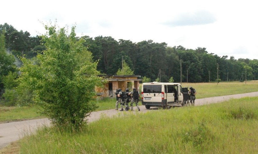 Ćwiczenia na poligonie w Biedrusku