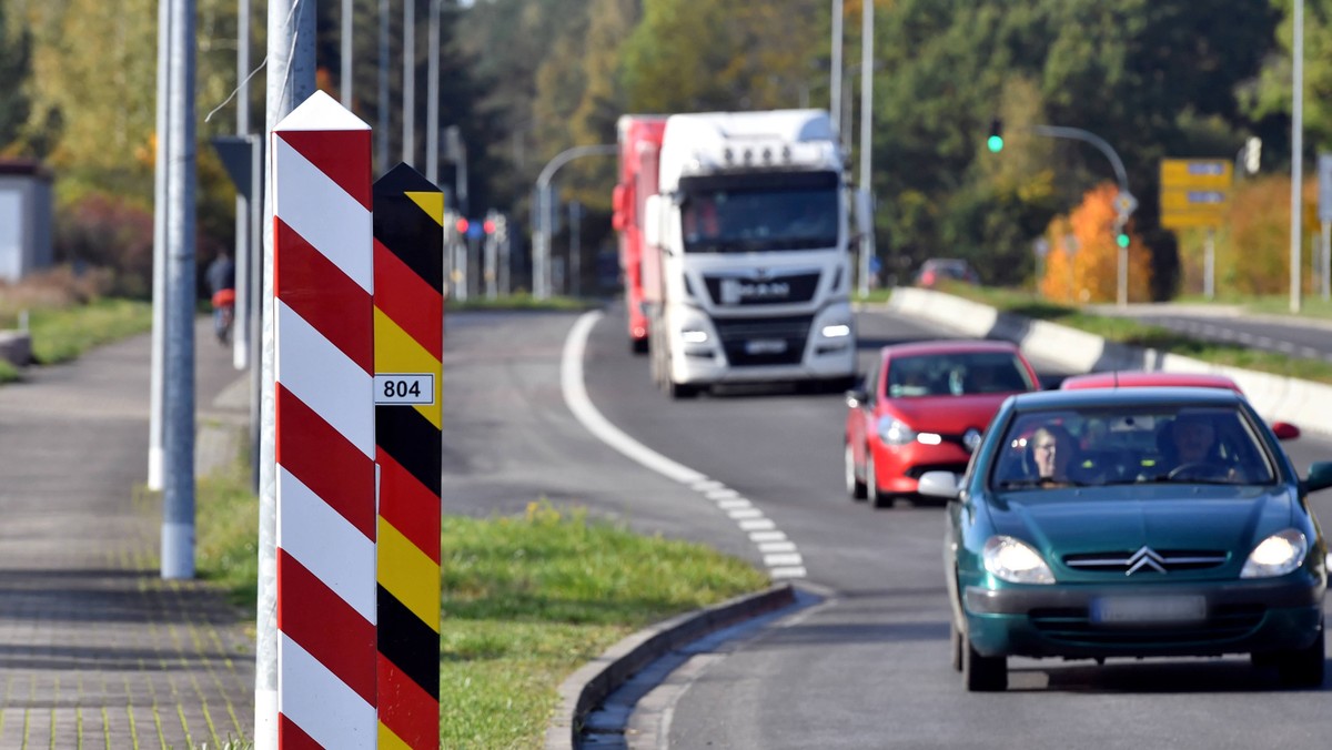 Granica Polski z Niemcami.