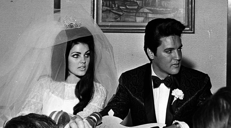 Priscilla és Elvis a világ leghíresebb párját alkották 1967-es esküvőjük idején / Fotó: Northfoto