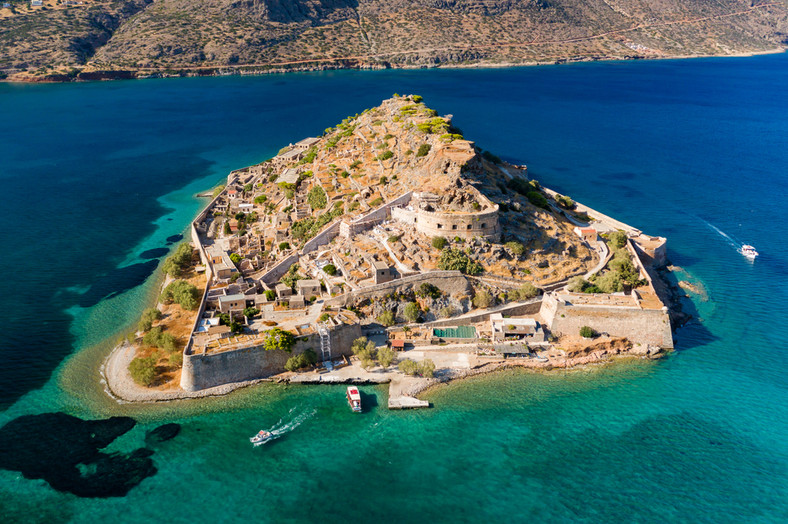 Wyspa Spinalonga, Kreta, Grecja