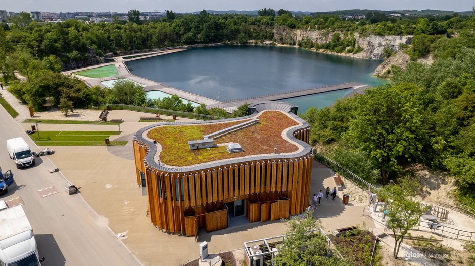 Park Zakrzówek jeszcze przed otwarciem