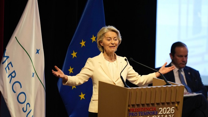 Predsednica Evropske komisije Ursula fon der Lajen