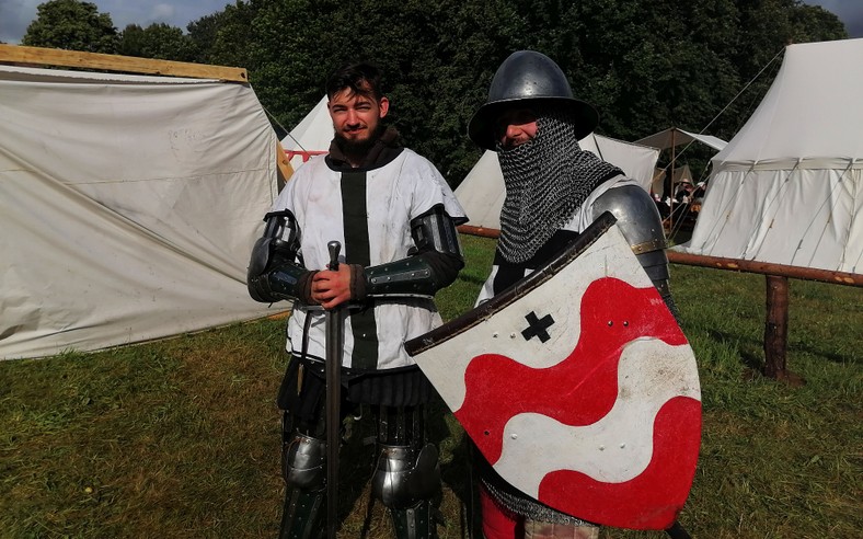 Jakub Kozłowski (z lewej) i Krzysztof Skrzoska, reprezentanci Chorągwi Ziemi Chełmińskiej