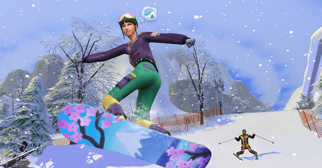 Obrázok z hry The Sims 4: Snowy Escape.