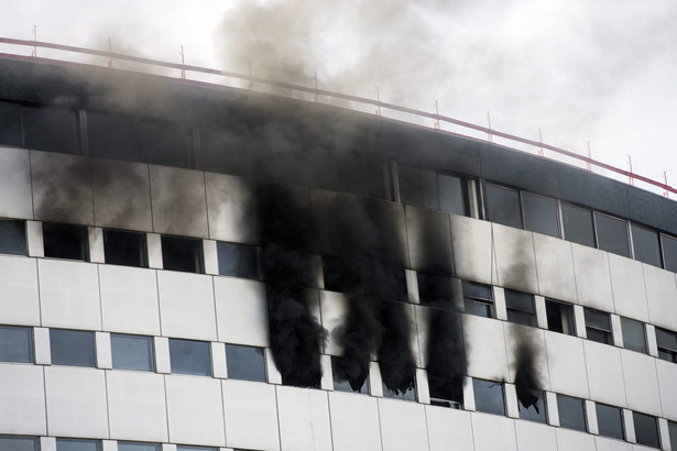 Pożar w siedzibie francuskiego radia publicznego w Paryżu