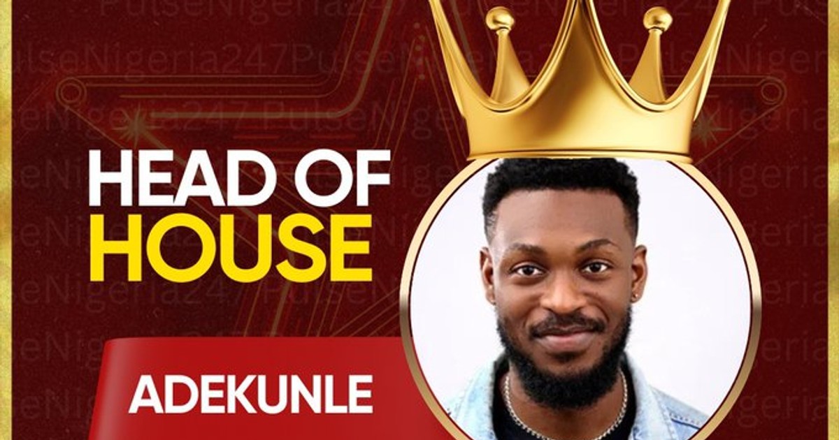 Adekunle becomes Big Brother Naija ‘All Stars’ first Head of House