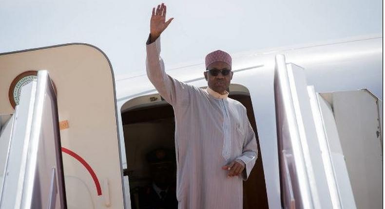 President Muhammadu Buhari heads to London