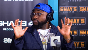 Davido speaks during an interview on Sway in the Morning by U.S.-based radio station Shade 45,