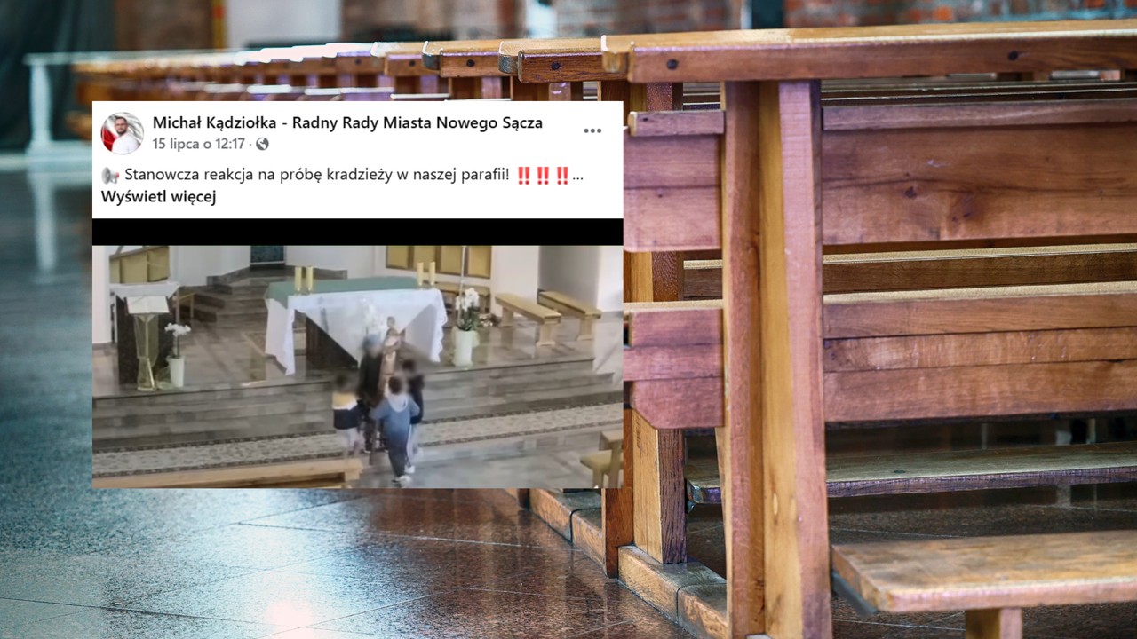 Chcieli ukraść z kościoła cenną figurkę. Nastolatków przegoniła zakonnica