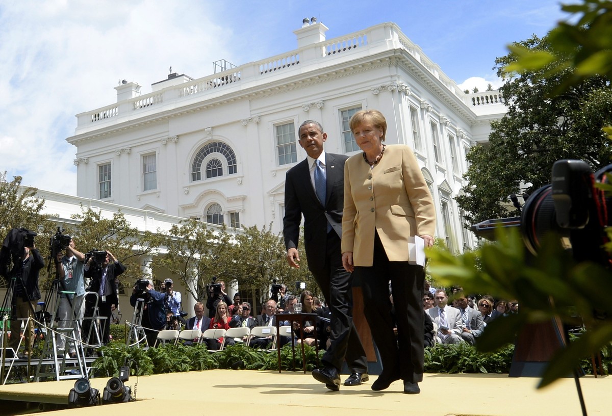 Barack Obama i Angela Merkel