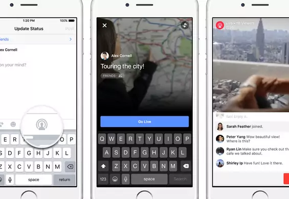 Facebook wprowadza transmisje na żywo dla (prawie) wszystkich użytkowników! Pogrąży Periscope?