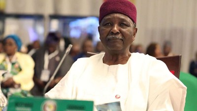 Former military president, Yakubu Gowon.