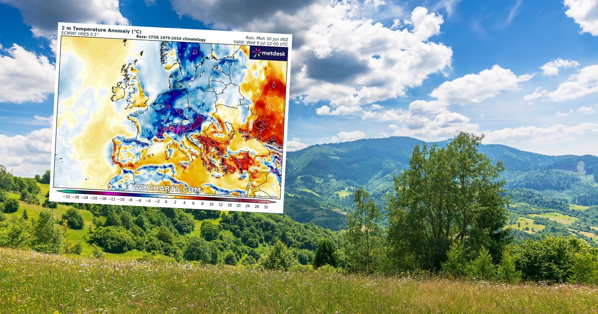 Po fali upałów temperatura nagle runie. To będzie szok termiczny