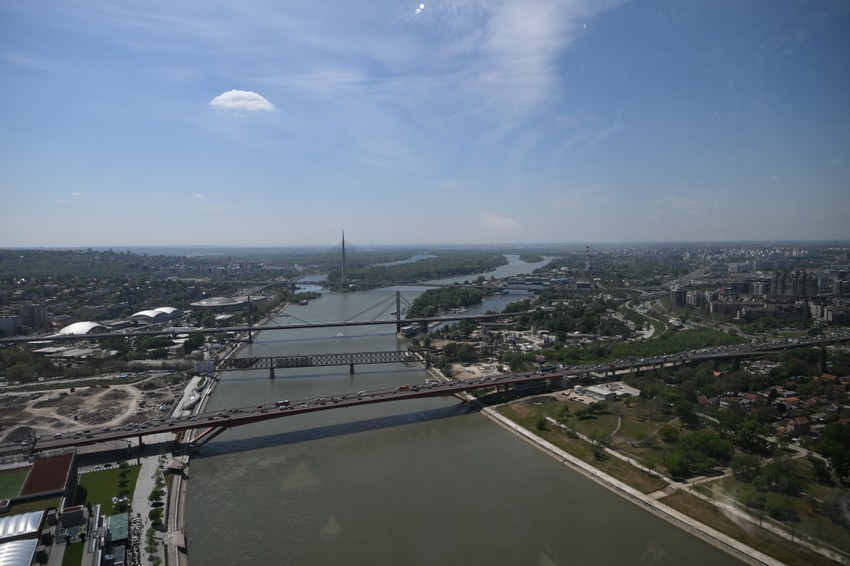 Vučić otvaranje vidikovca na 41. spratu Kule Beograd