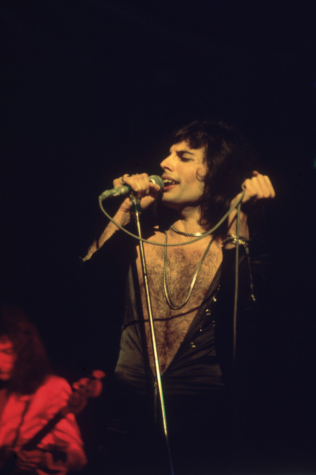 Freddie Mercury w 1975 roku