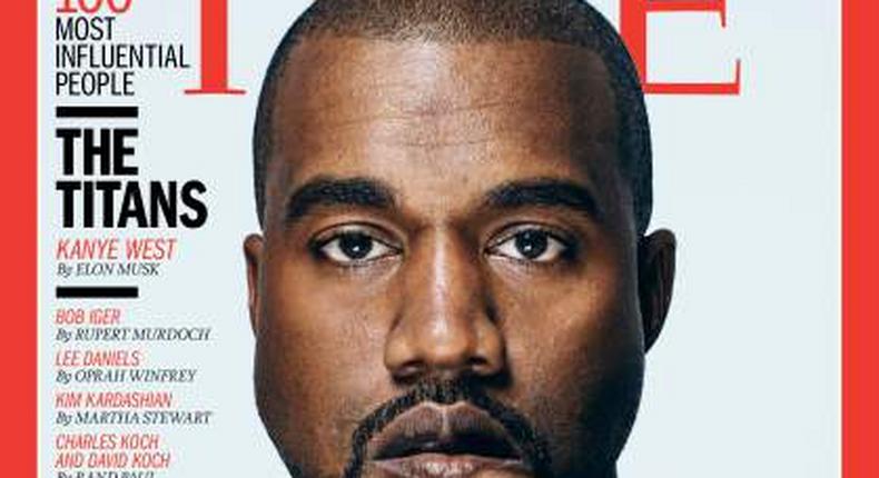 Kanye West on Time Magazine cover