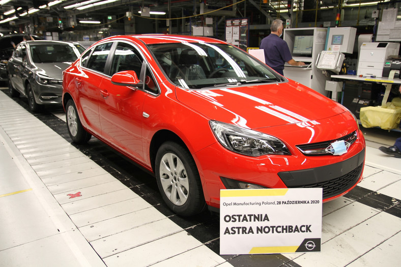 Opel Astra - ostatni egzemplarz z Gliwic