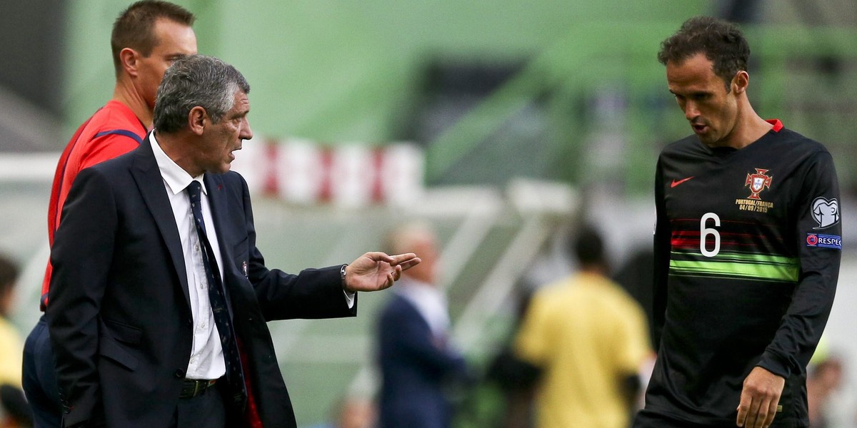 Fernando Santos i Ricardo Carvalho.