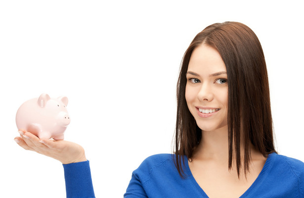 pieniądze, oszczędzanie, kobieta (fot. shutterstock.com)