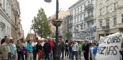 Protest przeciw hali ze śmieciami