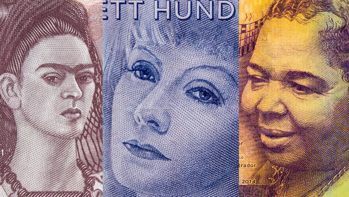 Frida Kahlo, Greta Garbo i Cesaria Evora to artystki uhonorowane obecnością na banknotach
