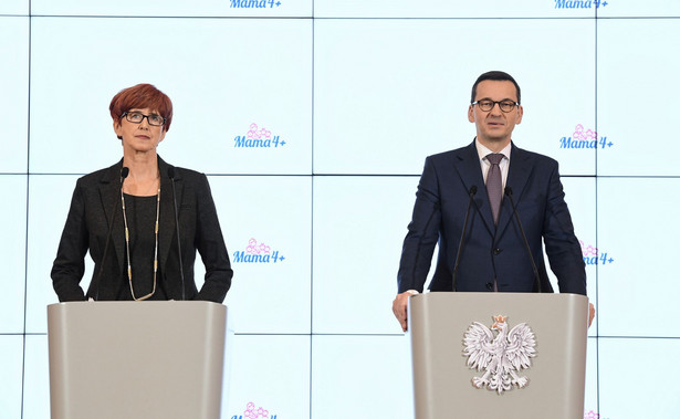 premier Mateusz Morawiecki i minister Elżbieta Rafalska