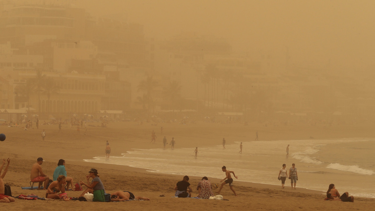 Pył kalima i huraganowe wiatry paraliżują Wyspy Kanaryjskie