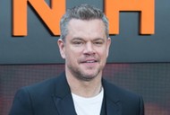 Matt Damon na londyńskiej premierze filmu Oppenheimer.