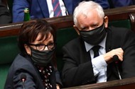 Elżbieta Witek i Jarosław Kaczyński